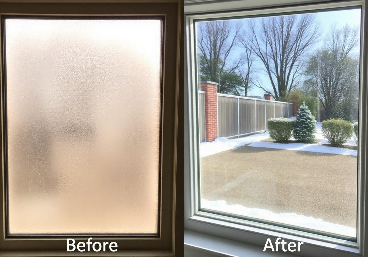 Before and after: Window Cleaning